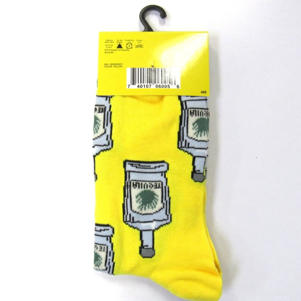 Tequila Made Me Do It Women's Fun Novelty Socks Stocking Stuffers Gift - Picture 2 of 2